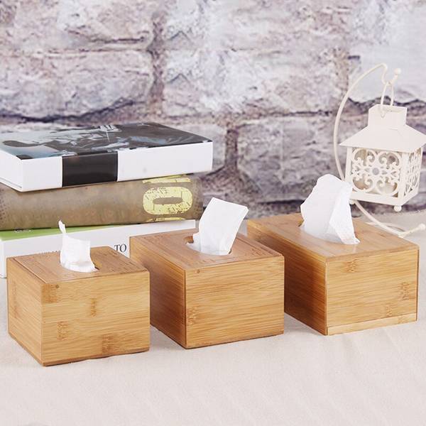 Tissue Box - Wooden - Single Piece