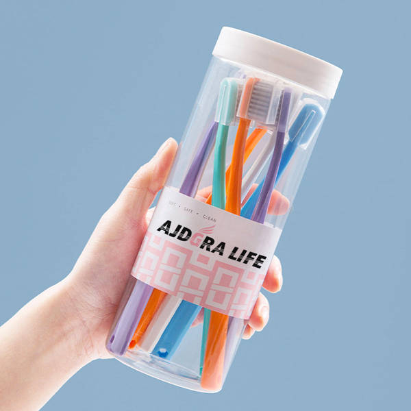 Tooth Brush - Soft Bristles - Cap - Set Of 10