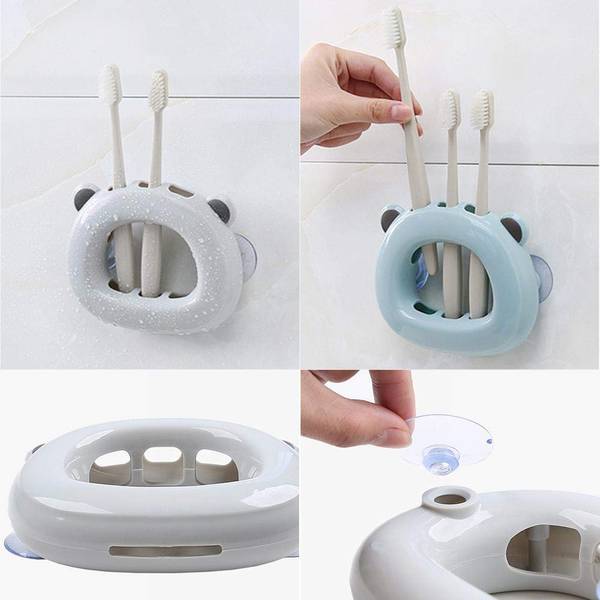 Toothbrush Holder Bear Plastic