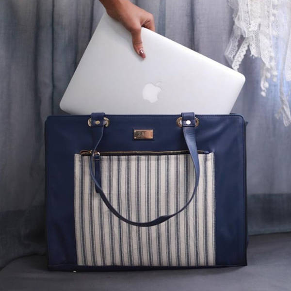 Tote Bag Stripes Utility