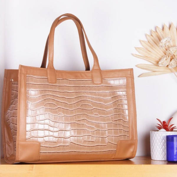 Tote Bag Vintage Nude Brown Single Piece