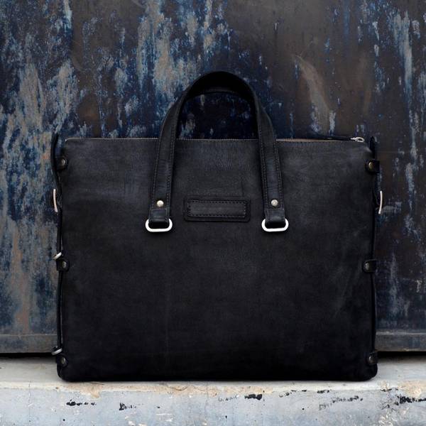 Unisex Black  Laptop Messenger Bag