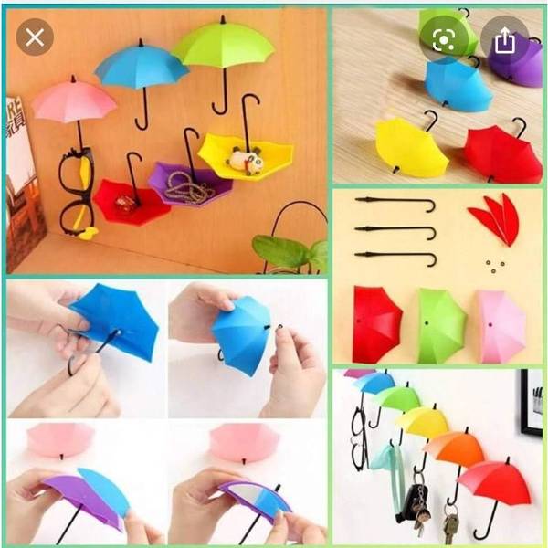 Wall Hook - Umbrella - Set Of 3