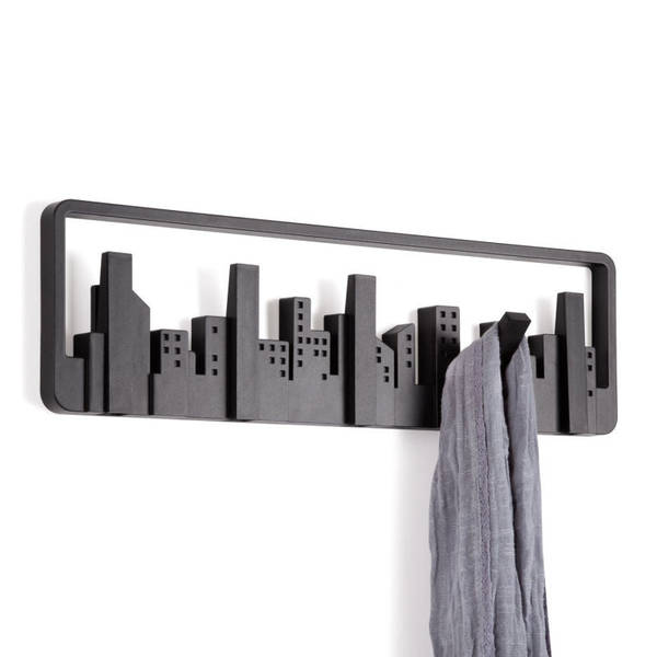 Wall Mountable Shelf Hook - Black