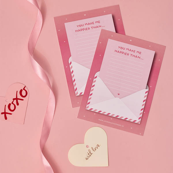 You Make Me Happier Than Notecard - Single Piece